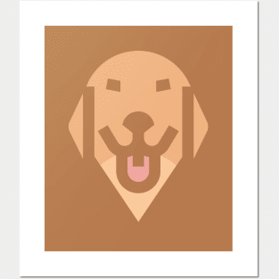 Golden retriever Posters and Art